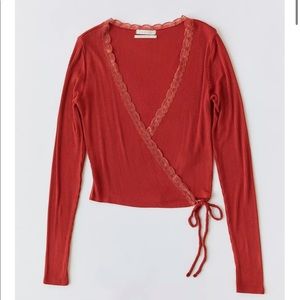 Urban Outfitters wrap shirt